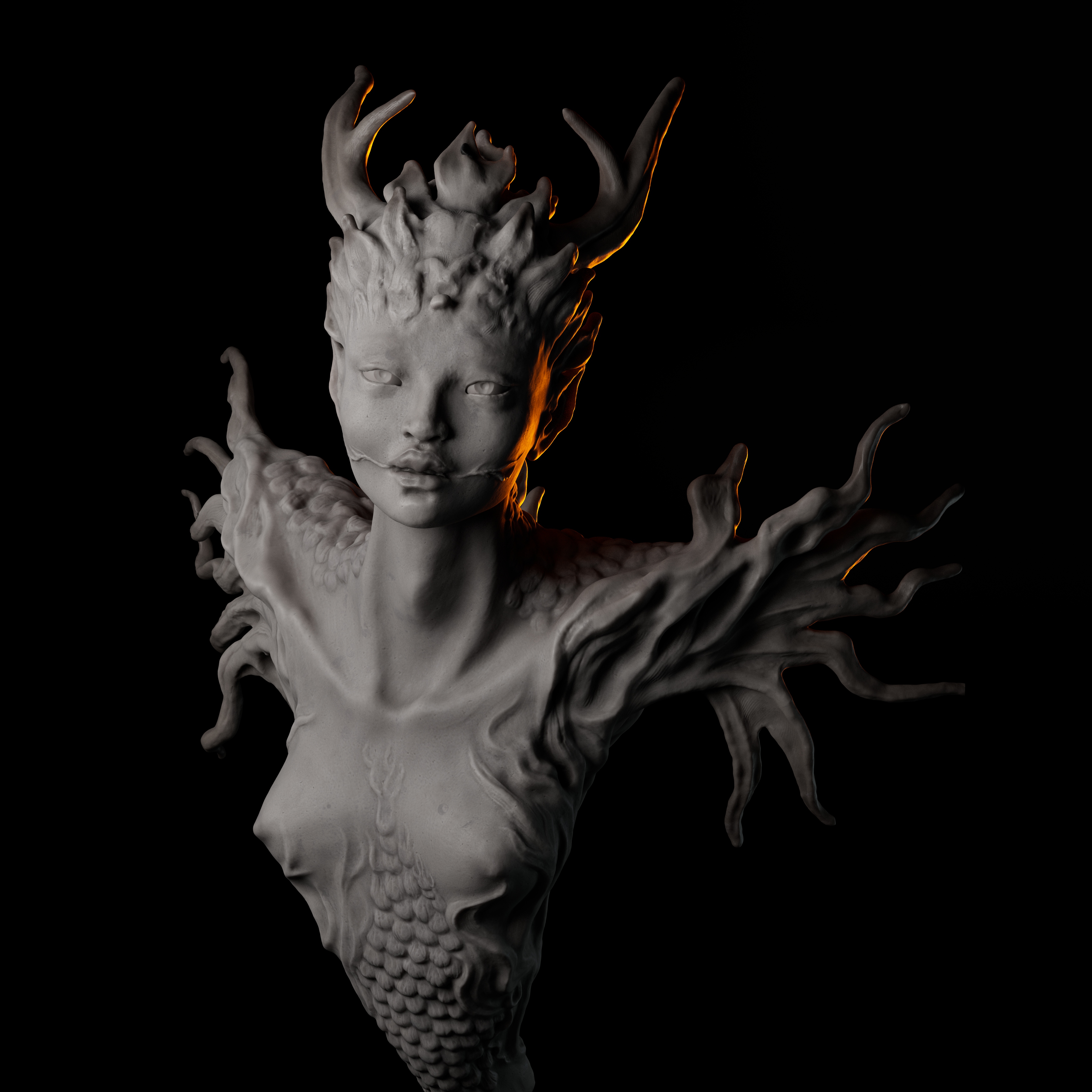 Mermaid Bust